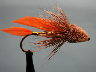 Orange Muddler Minnows (6-8)